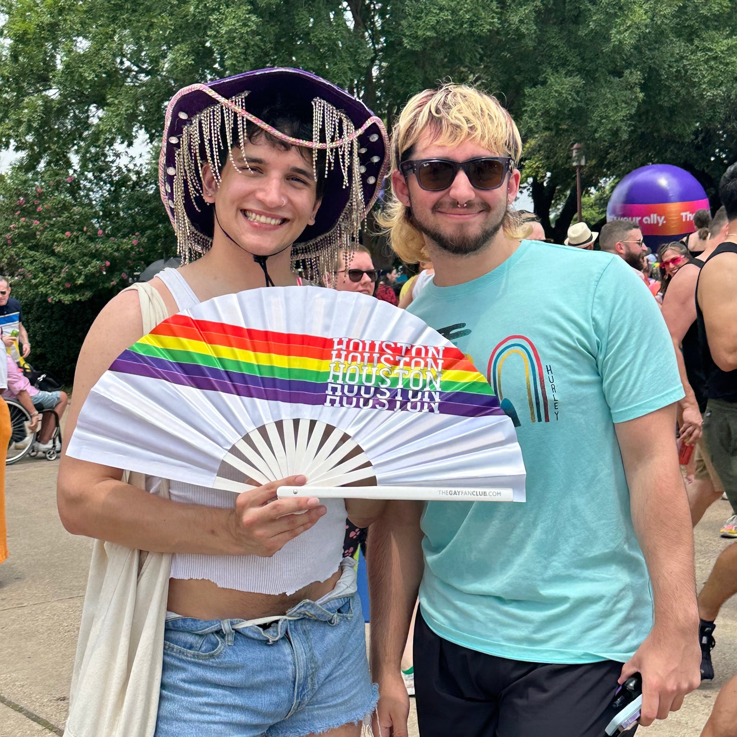 HTown Pride Hand Fan