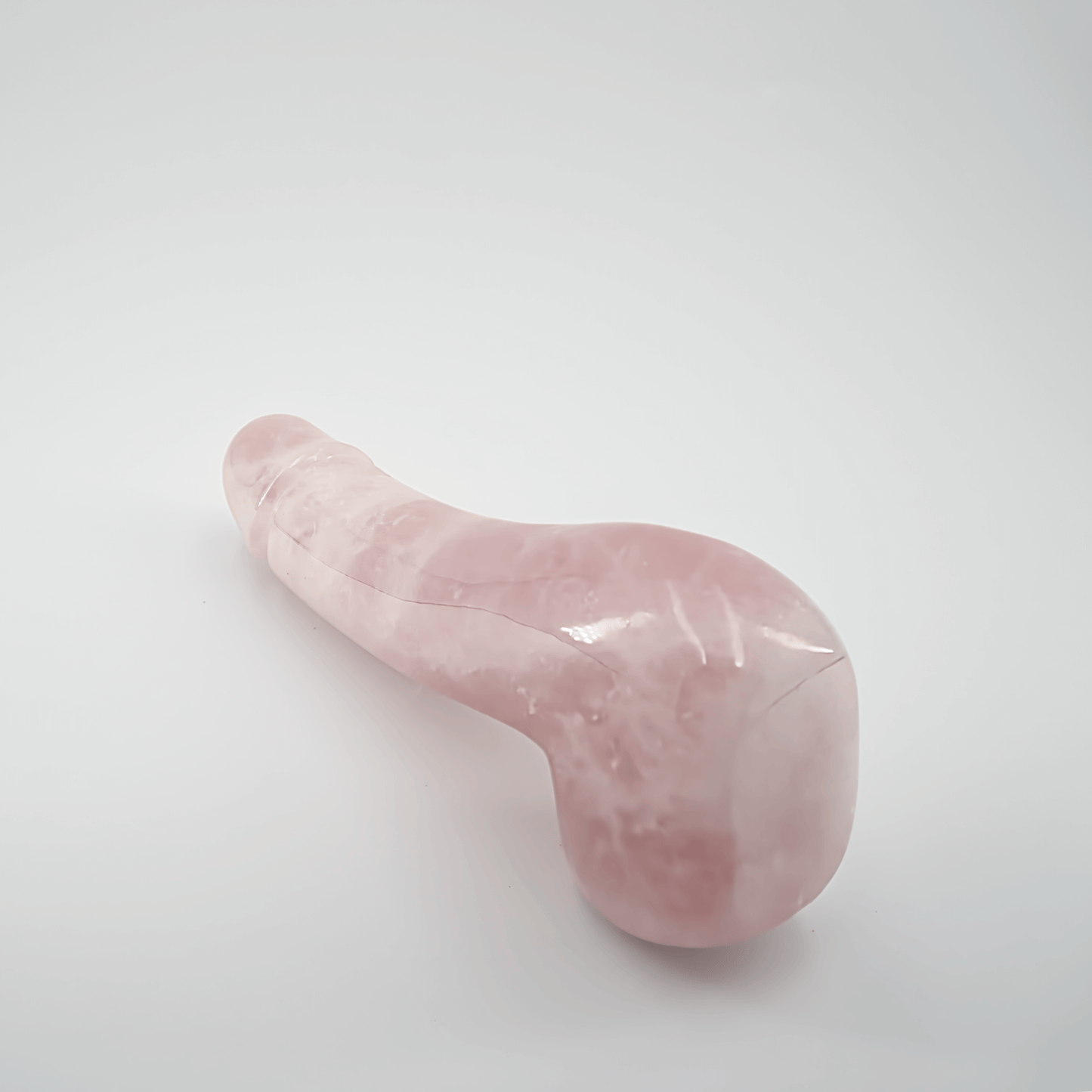 Arcora: Lifelike Rose Quartz Crystal Wand