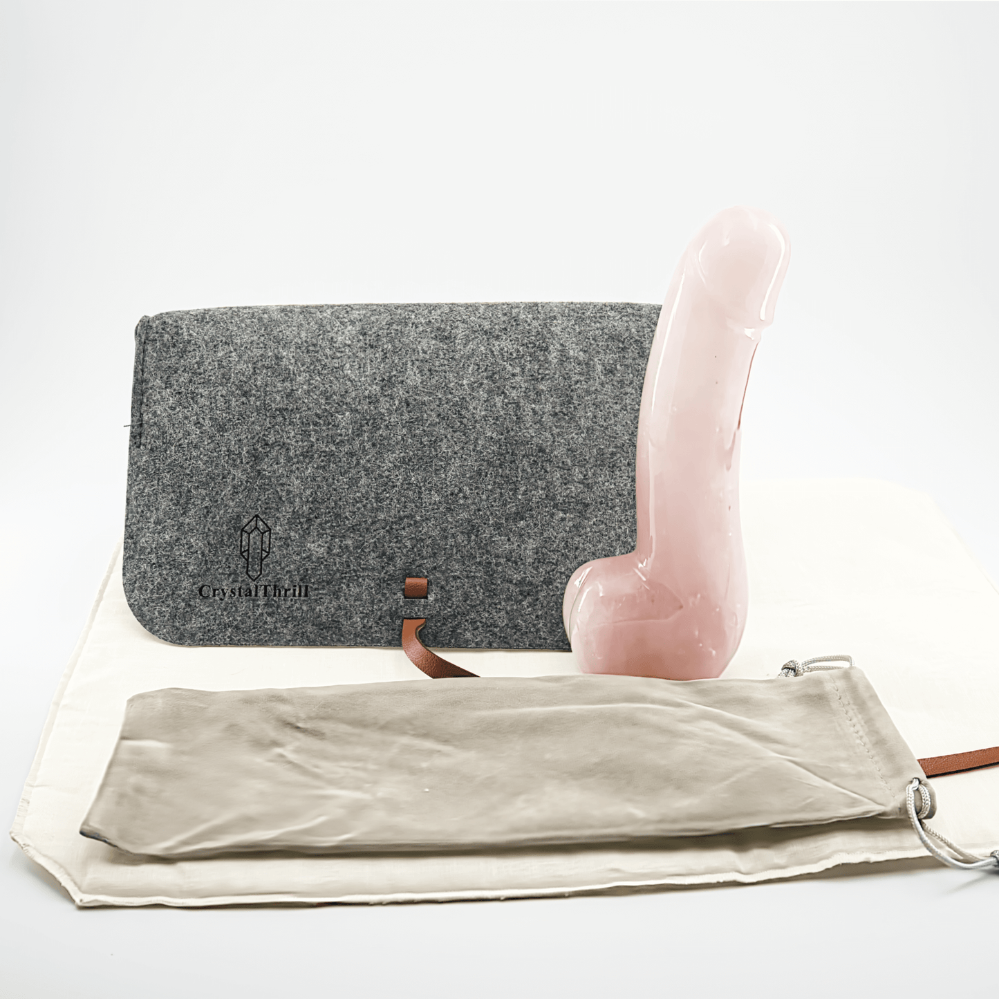 Arcora: Lifelike Rose Quartz Crystal Wand