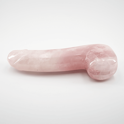 Arcora: Lifelike Rose Quartz Crystal Wand