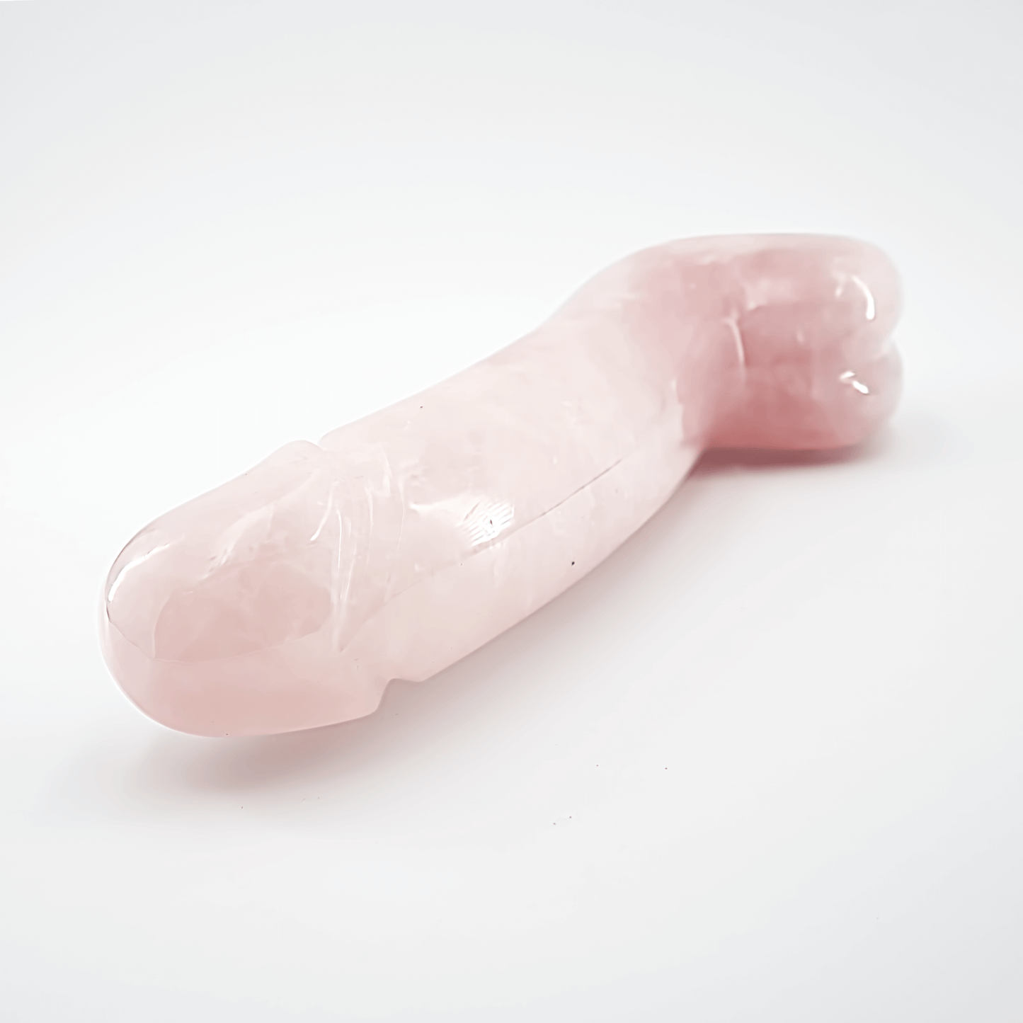 Arcora: Lifelike Rose Quartz Crystal Wand