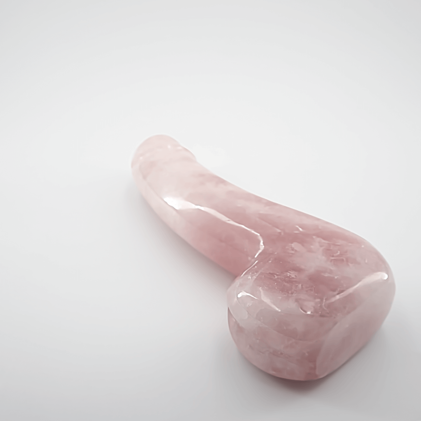 Arcora: Lifelike Rose Quartz Crystal Wand