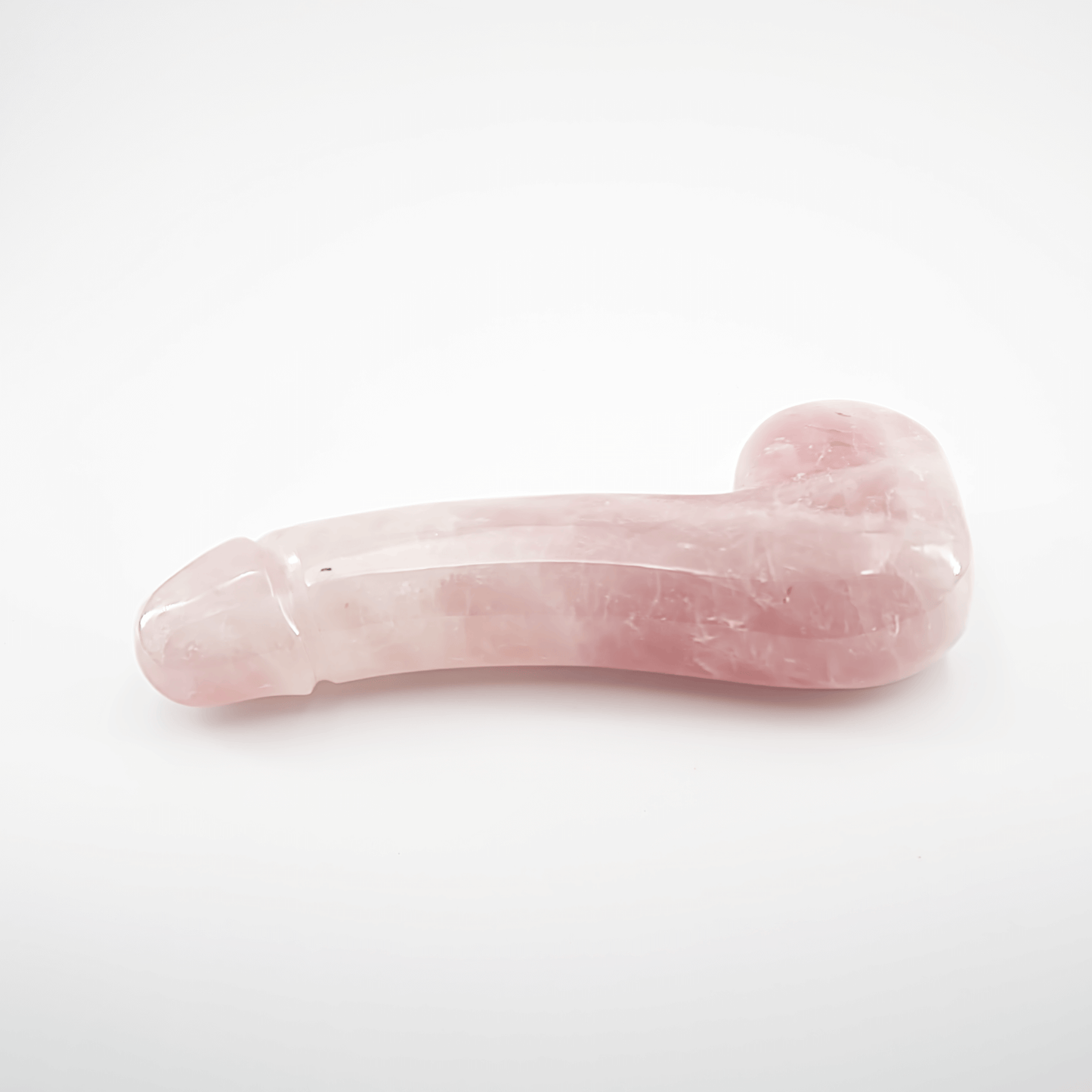 Arcora: Lifelike Rose Quartz Crystal Wand