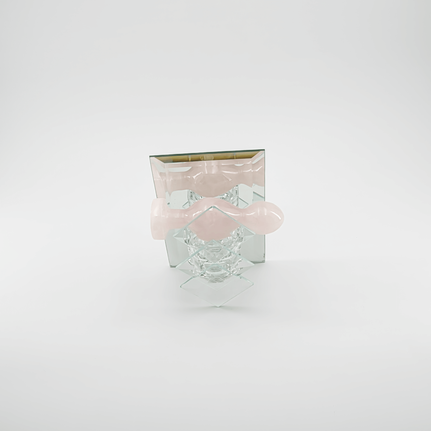 Bulbora: Elegant Rose Quartz Crystal Wand