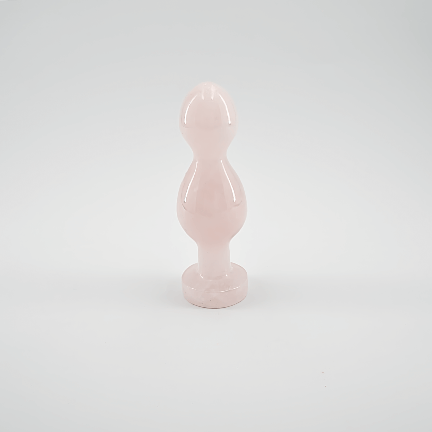 Bulbora: Elegant Rose Quartz Crystal Wand