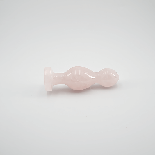 Bulbora: Elegant Rose Quartz Crystal Wand