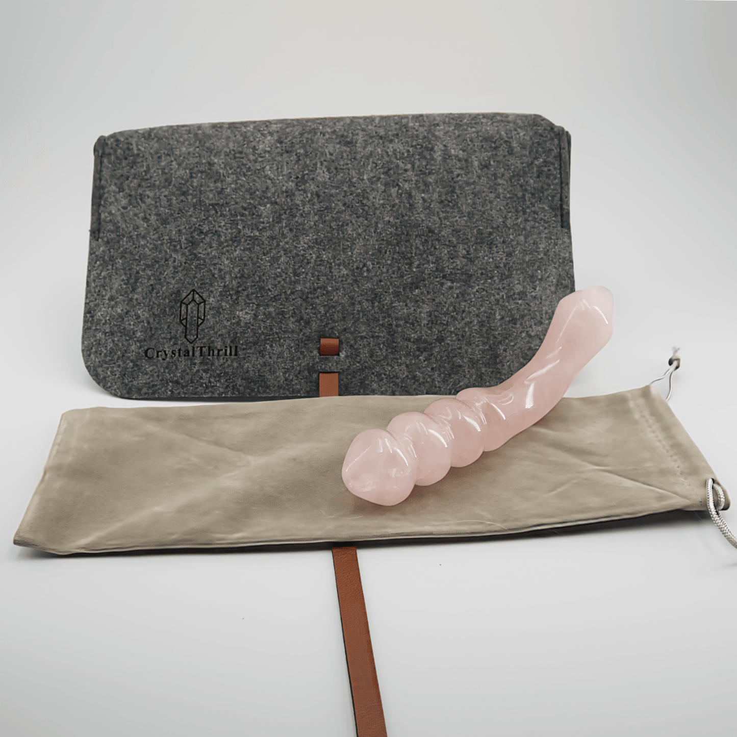 Curvona: Enchanting Rose Quartz Double Wand