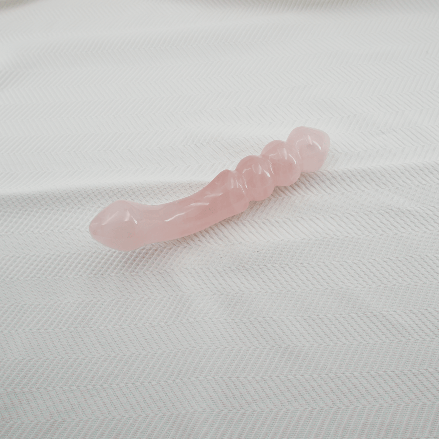 Curvona: Enchanting Rose Quartz Double Wand