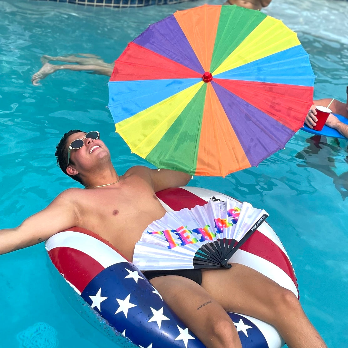 Texas Hand Rave Fan