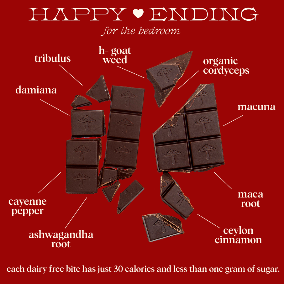 Happy Ending Functional Mushroom Chocolates