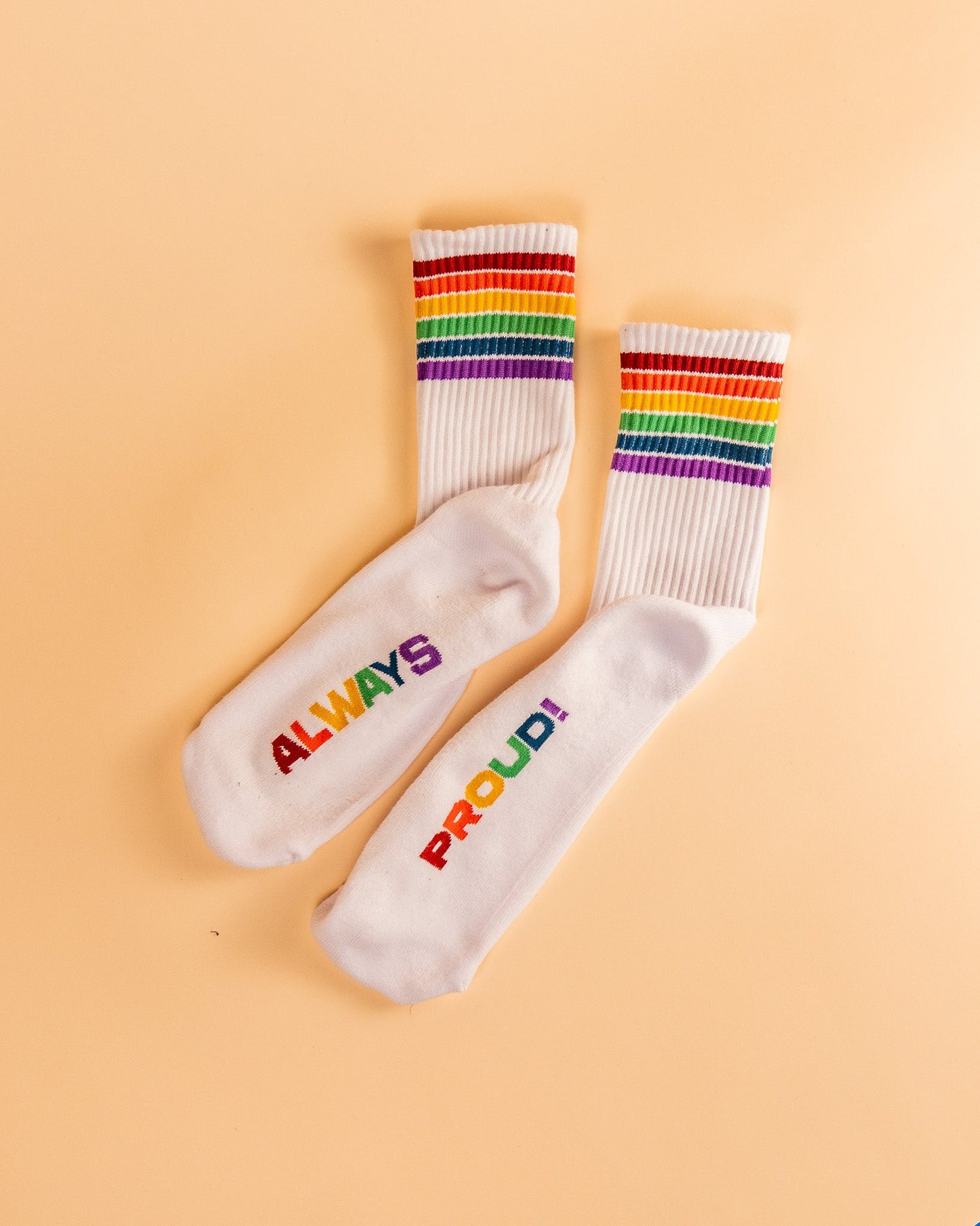 Rainbow Stripes Socks