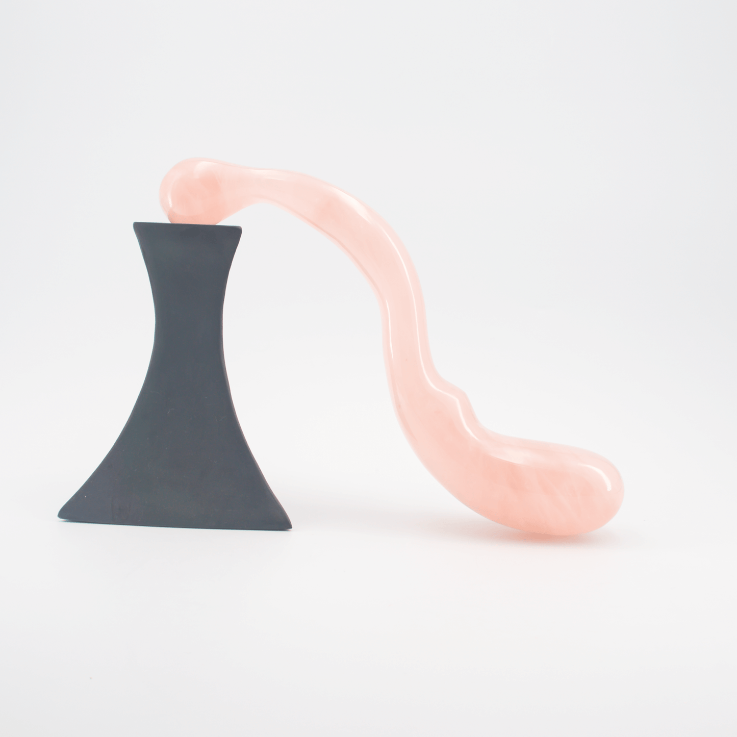 Lunaris: Enchanting Rose Quartz Crystal Wand