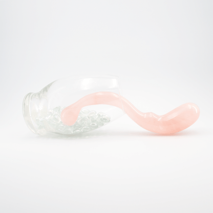 Lunaris: Enchanting Rose Quartz Crystal Wand