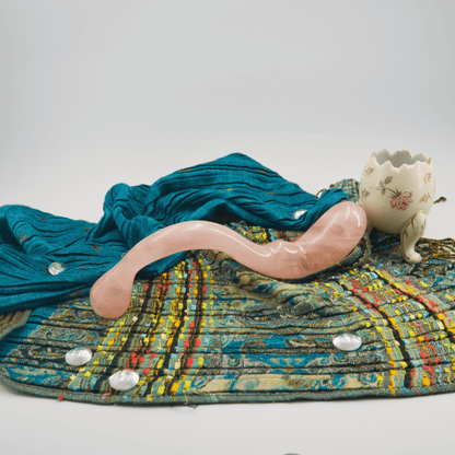 Lunaris: Enchanting Rose Quartz Crystal Wand