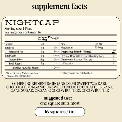 Nightcap Functional Mushroom Chocolates