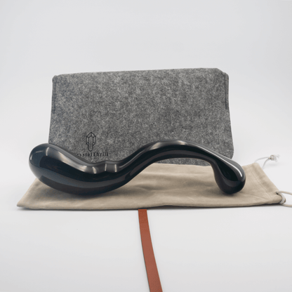 Noctis: Enchanting Black Obsidian Crystal Wand