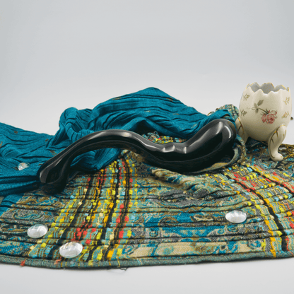 Noctis: Enchanting Black Obsidian Crystal Wand