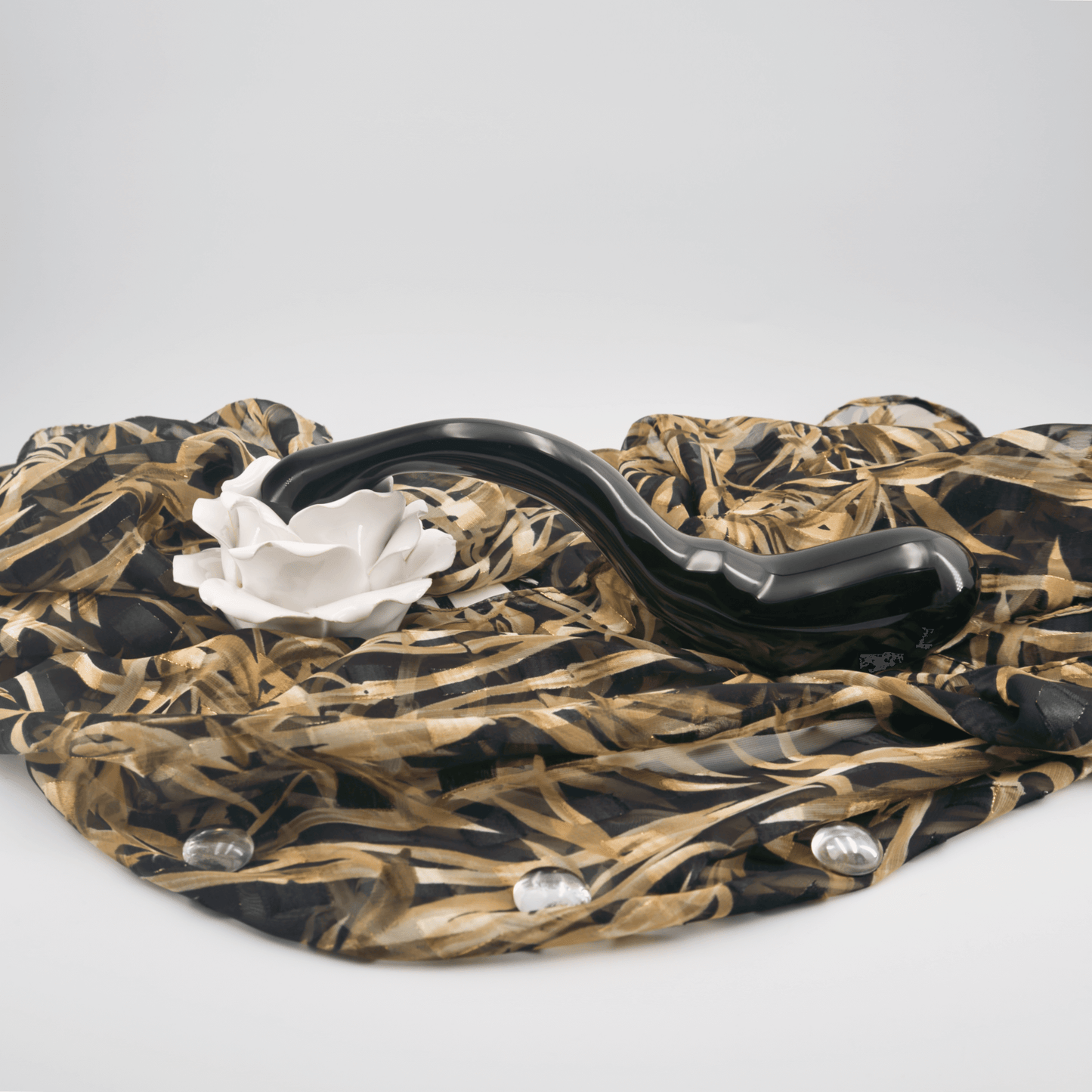 Noctis: Enchanting Black Obsidian Crystal Wand