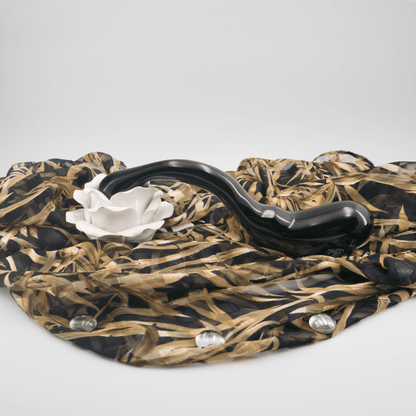 Noctis: Enchanting Black Obsidian Crystal Wand