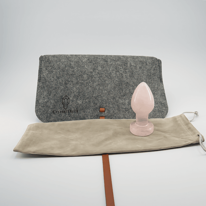 Orbella: Rose Quartz Crystal Healing Wand