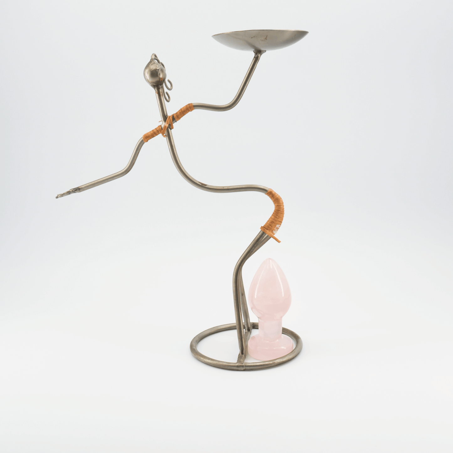 Orbella: Rose Quartz Crystal Healing Wand