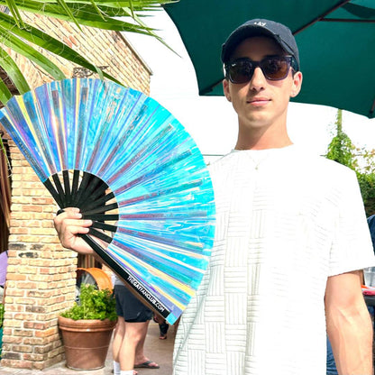 Iridescence Rave Fan