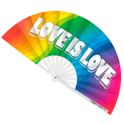 Love Is Love Rainbow Rave Fan
