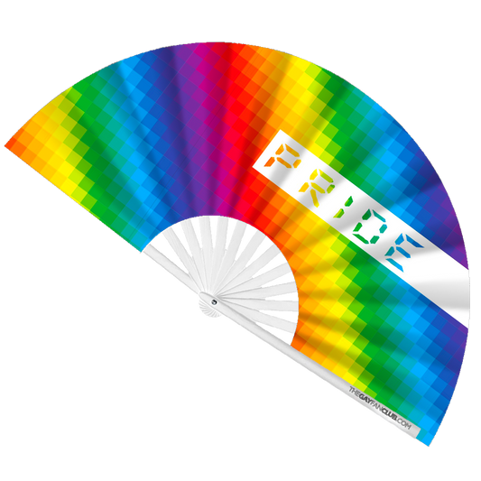 Pride Rainbow Rave Fan