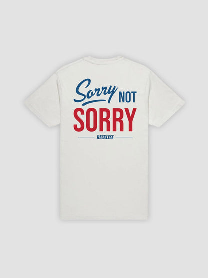 Not Sorry Tee - Natural